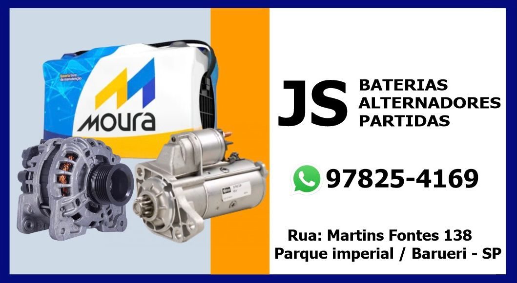 Capa JS Baterias Alternadores e Partidas
